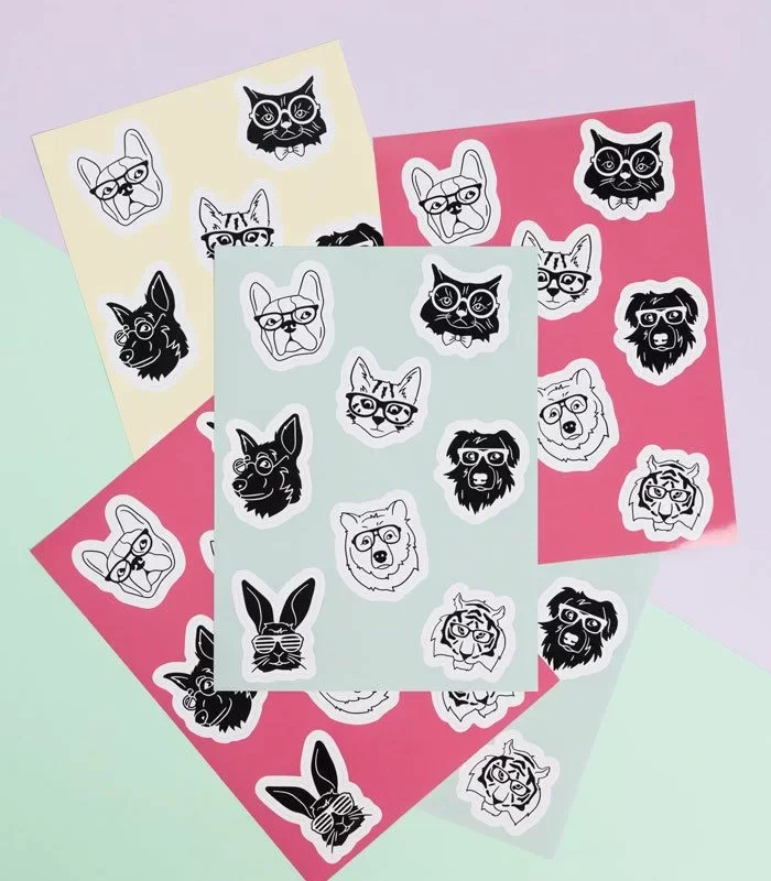 Kiss-Cut Sticker Sheet